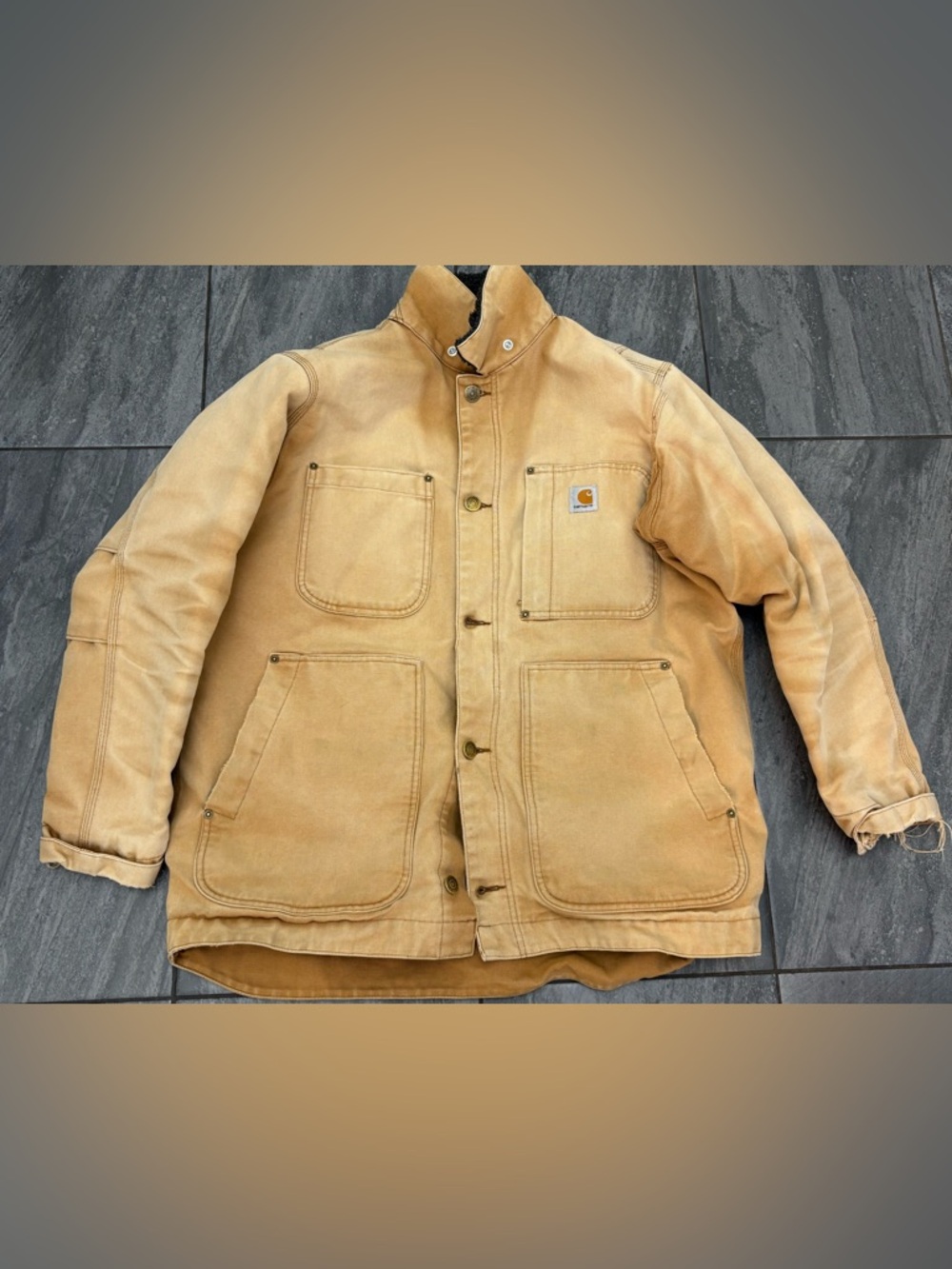 Carhartt Mens Duck Canvass Chore Coat fits L/XL